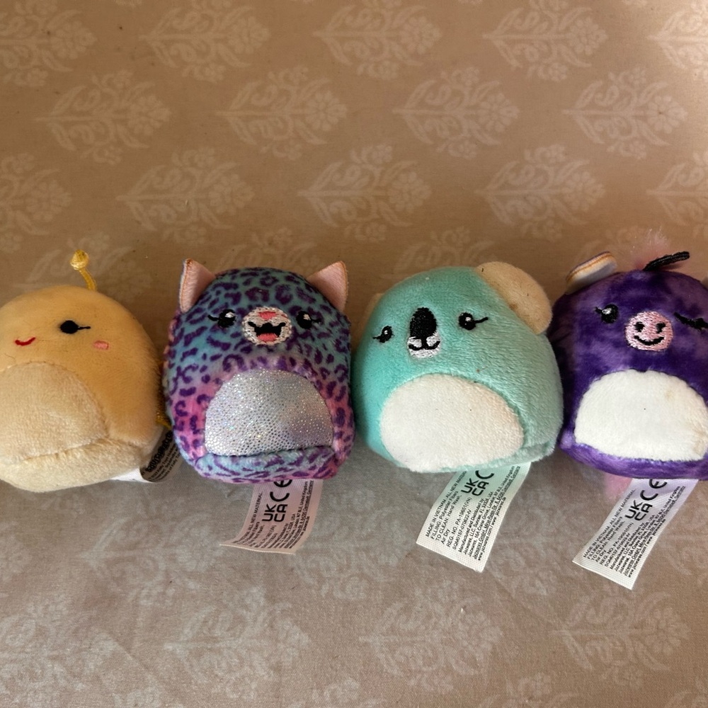 Squishmallows Squishville 2-Inch Mini Plush Set Of 4